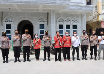 Waka Polres Pematangsiantar Dampingi Dir Binmas Polda Sumut Monitor Vaksinasi Anak Usia 6-11 Tahun
