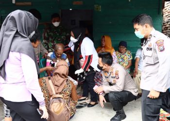 Polres Tanjungbalai Mulai Gelar Vaksinasi ‘Kejar Bola’