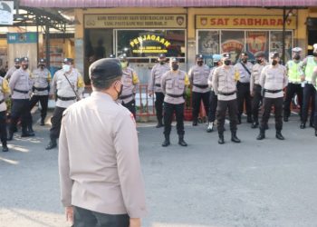 Kunker Presiden RI ke Sumut, Polres Pematangsiantar BKO-kan 70 Personil Pengamanan