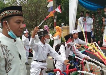 Pawai MTQ Tingkat Kecamatan Kisaran Barat Dimeriahkan oleh Drum Band Muhammadiyah