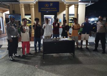 Positif Narkoba, 7 Pia Diamankan Tim Gabungan Polres Labuhanbatu