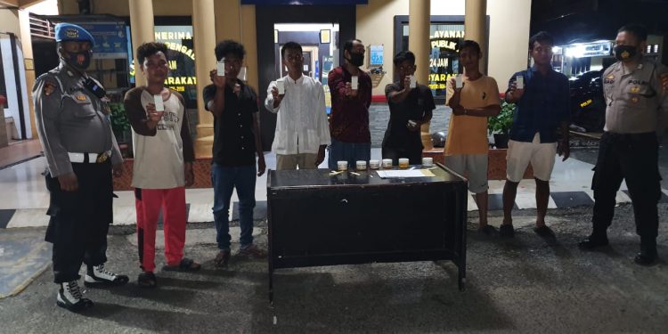 Positif Narkoba, 7 Pia Diamankan Tim Gabungan Polres Labuhanbatu