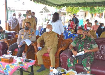 Bupati dan Kapolres Asahan Ikuti Zoom Meeting dengan Kapolri