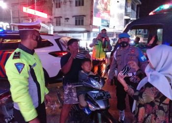 Personel Polres Asahan Tegur 45 Warga