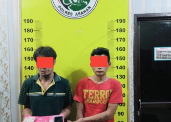 Dua Pengedar Sabu Diringkus Sat Res Narkoba Polres Asahan