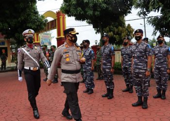 Wabup Taufik Hadiri Apel Pasukan Operasi Mandiri yang Dipimpin Kapolres Asahan
