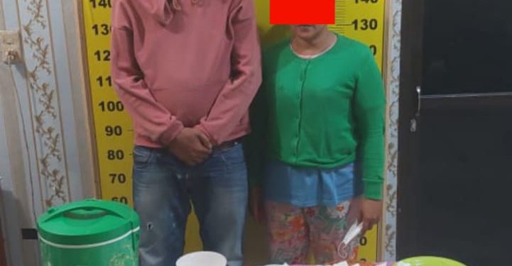 Jual Sabu Sama Polisi yang Menyamar, Pasutri asal Kota Tanjungbalai diringkus Personel Polres Asahan