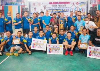 PB Kemuning A Juara Turnamen Bulutangkis PB Bina Bersama Cup I Kota Tanjungbalai