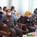Bupati Labuhanbatu H Erik Adtrada Ritonga saat menghadiri acara tersebut.