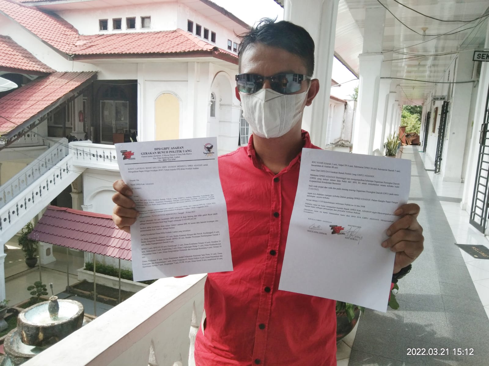 Ketua GBPU Asahan Maulana Anur