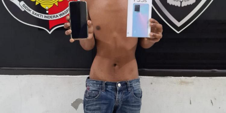 Kaki Pencuri Handphone Ditembak Personel Sat Reskrim Polres Asahan