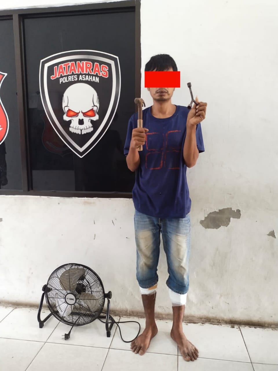Mencuri, Dedi Bokir Ditembak Personel Polres Asahan