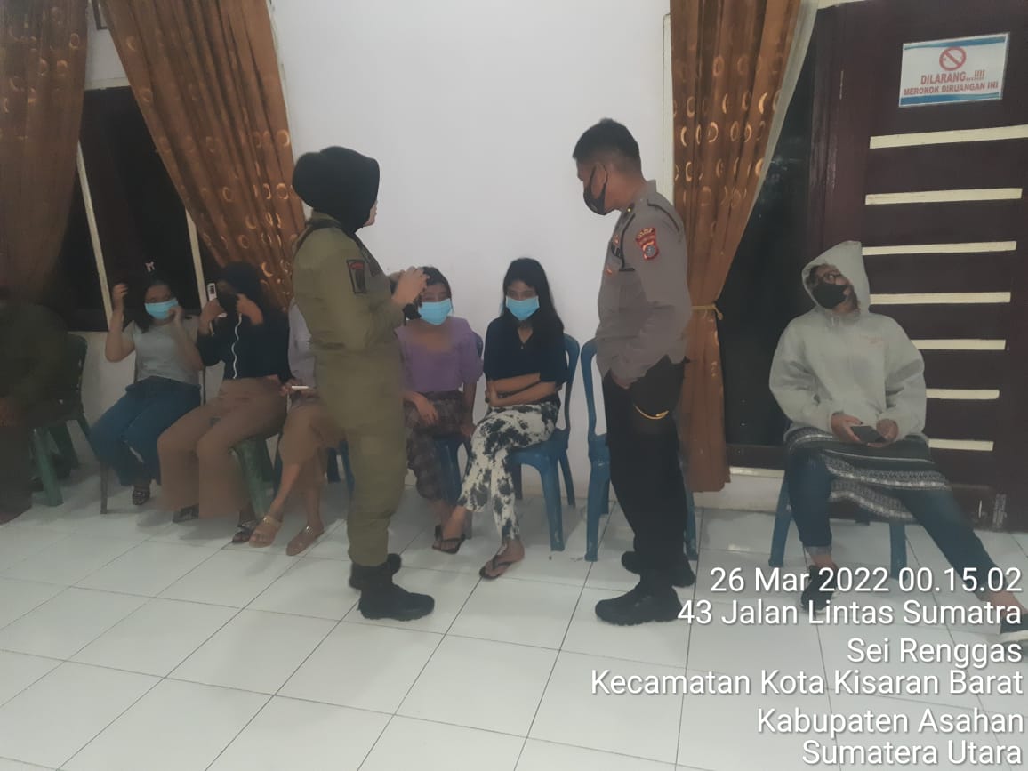 20 Orang Diamankan Pihak Polres Asahan dari Hotel, Penginapan dan Kos-kosan