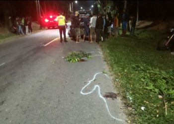 Korban Tabrak Lari, Dua Warga Jorlang Hataran Tewas di TKP