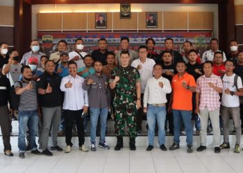 Tingkatkan Keakraban dengan Para Insan Pers, Dandim 0208 Asahan Gelar Coffee Morning