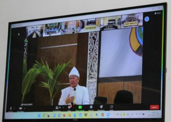 Polres pematangsiantar Ikuti Zoom Meeting Isra’ Mi’raj Polda Sumut
