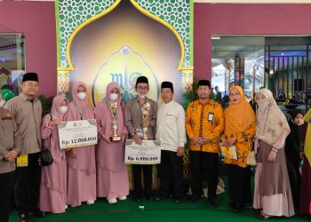 Kafilah Kabupaten Asahan Juara Umum 3 MTQN ke 38 di Kota Medan