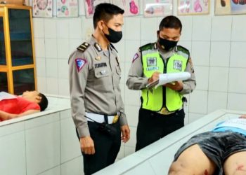 Suzuki Vs Honda, Dua Pemuda di Kota Pematangsiantar Tewas di TKP