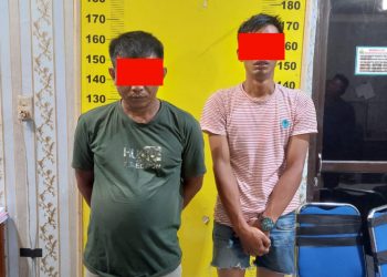 Dua Pria Pengedar Sabu di Desa Air Batu Asahan Diringkus