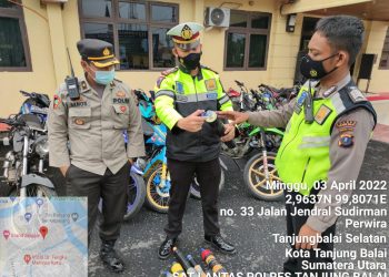 Cegah Sahur on the Road dan Asmara Subuh, Polres Tanjungbalai Amankan 33 Unit Sepedamotor
