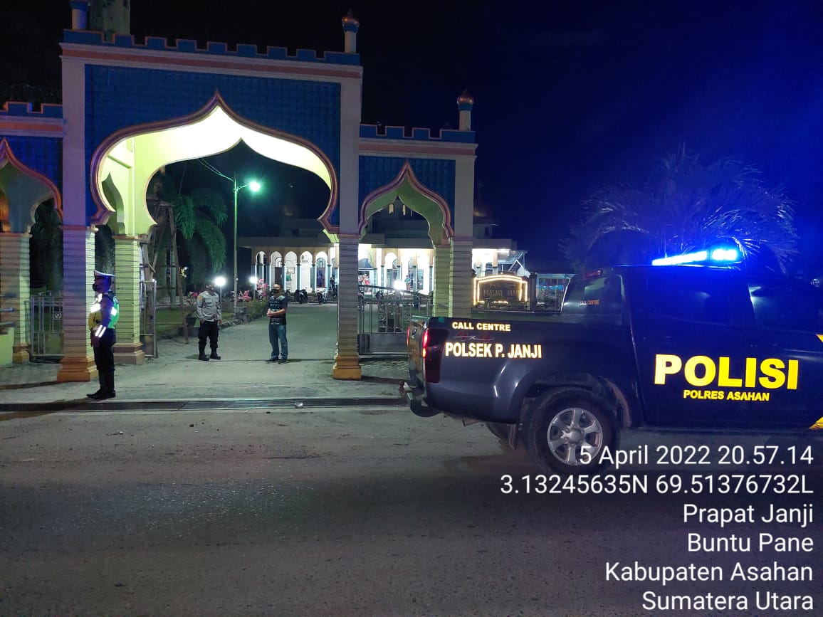 Polsek Prapat Janji Polres Asahan Patroli Pengamanan di Masjid
