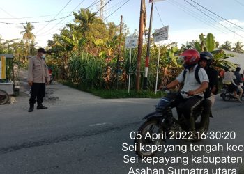 Polsek Sei Kepayang Polres Asahan Gatur Lalin Sore