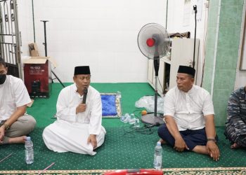 Plt Wali Kota Tanjungbalai H Waris Thalib Bersama Dandim dan OPD Safari Ramadhan di Musholla Saksi Kelurahan Bunga Tanjung