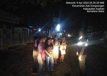 Personel Polsek Bandar Pulau Polres Asahan Patroli Asmara Subuh