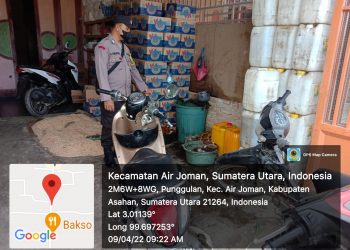 Personel Polsek Air Joman Polres  Blusukan ke Grosir 
