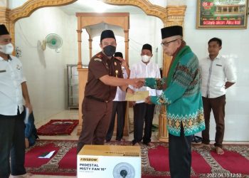 Tim Safari Ramadhan Pemkab Asahan Kunjungi Masjid Al husnah di Desa Tanah Rakyat