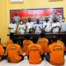 Para tersangka saat berada di Mapolres Labuhanbatu.
