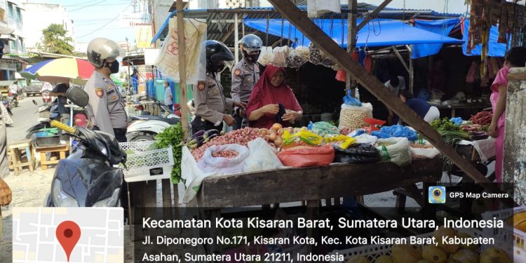 Personel Polres Asahan yang dipimpin KBO Samapta Polres Asahan Ipda Boris R Pardosi SH melaksanakan Patroli
