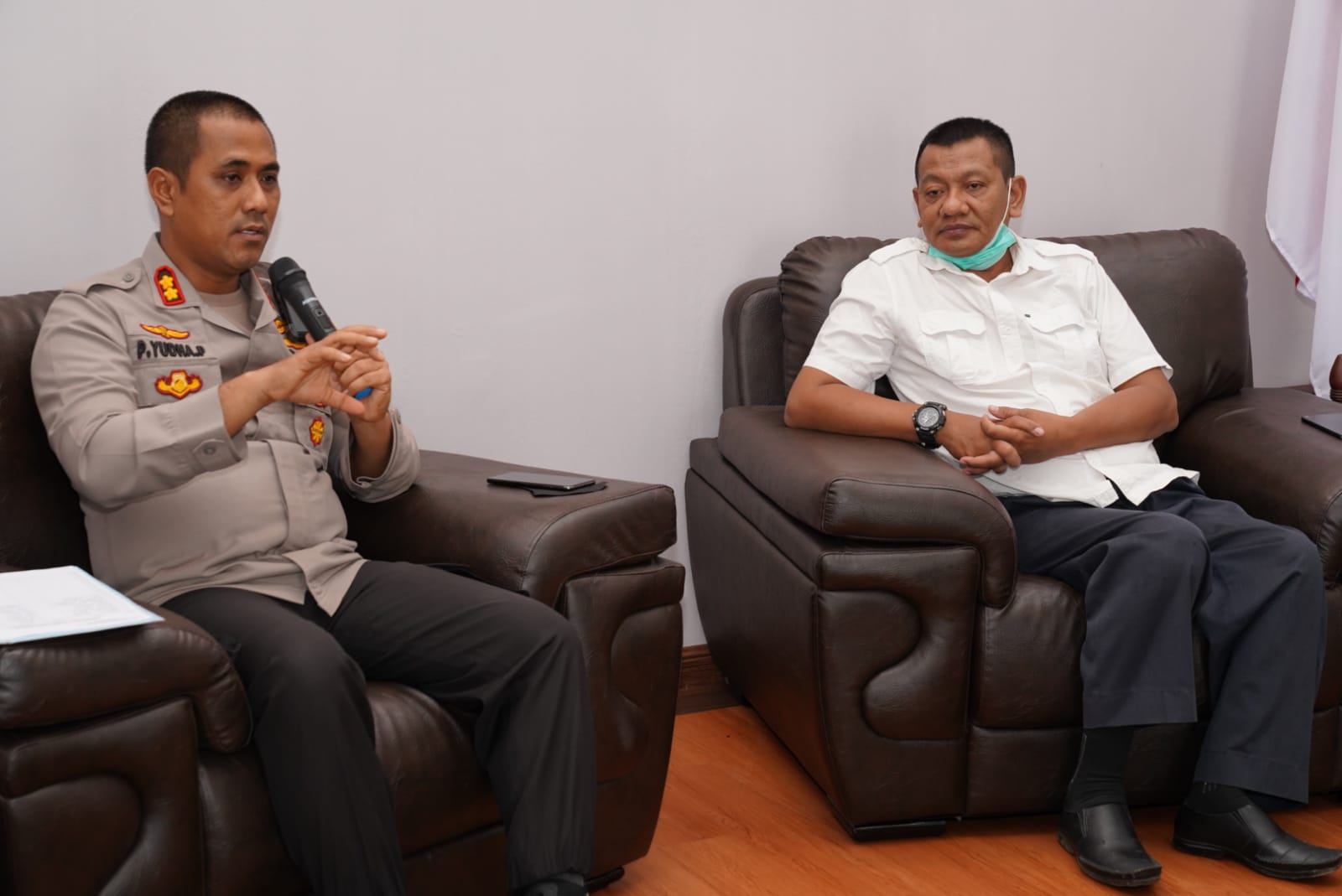 Kapolres Asahan Berharap Dapat Berkolaborasi Jaga Stabilitas Keamanan dengan KAHMI