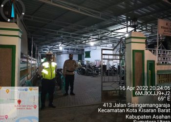 Dalam memberikan rasa aman dan nyaman bagi masyarakat yang melaksanakan Sholat Tarawih,