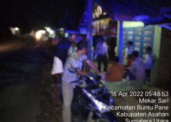 Polsek Prapat Janji Asahan Patroli Keliling Asmara Subuh