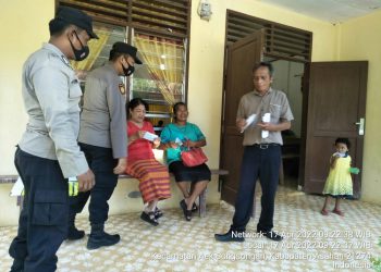 Personel Polsek Bandar Pulau Polres Asahan Lakukan Patroli Pengamanan Kegiatan Paskah Isa Almasih