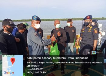 Sat Polairud Polres Asahan Gelar Bakti Sosial