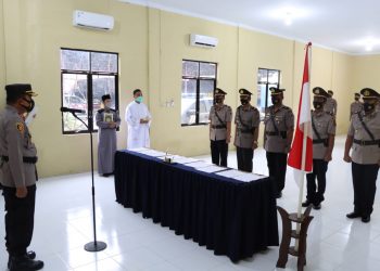 Waka Polres Tanjungbalai Pimpin Sertijab Tiga PJU Polres Tanjungbalai