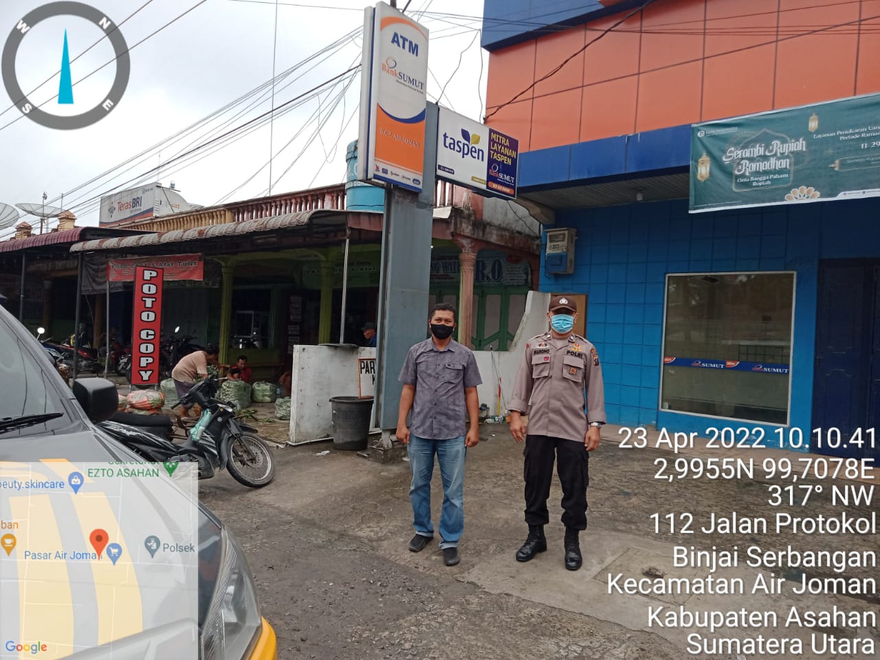 Personel Polsek Air Joman Polres Asahan Patroli Rutin 3C