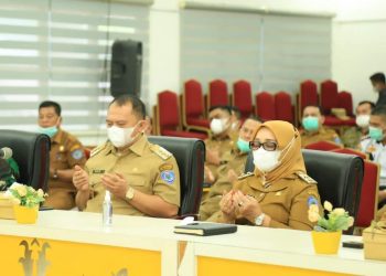 Pemkab Labuhanbatu Peringati Hari Otonomi Daerah ke XXVI 2022 Secara Virtual