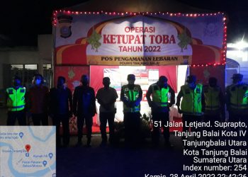 Polres Tanjungbalai Siapkan Tiga Pos Pengamanan Selama Lebaran 2022