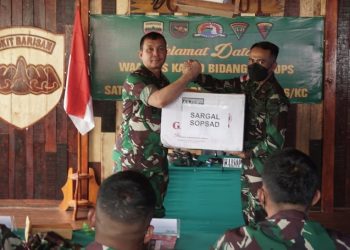 Waasops Kasad Kunjungi Satgas Pamtas RI-PNG Yonif 126/KC di Perbatasan Papua