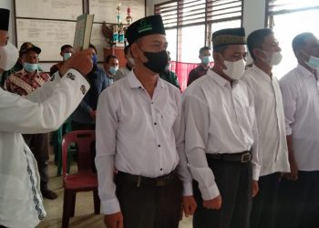 Kapolsek Kisaran Kota Saksikan Pelantikan Panitia Pilkades Meranti