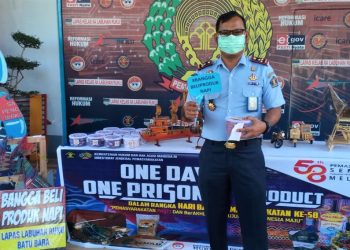 Pasarkan Hasil Karya Napi, Lapas Kelas IIA Labuhan Ruku Gelar One Day One Prison’s Product