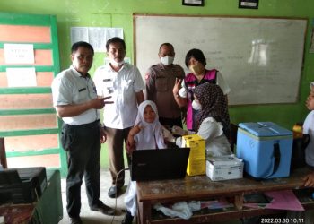 Jelang Ramadan, Kapolsek Kisaran Kota Kejar Target Vaksinasi Covid-19