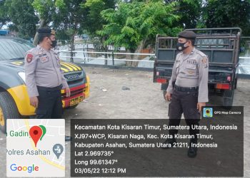 Personil Satgas 2 Preventif Ops Ketupat Toba 2022 Polres Asahan Lakukan KRYD