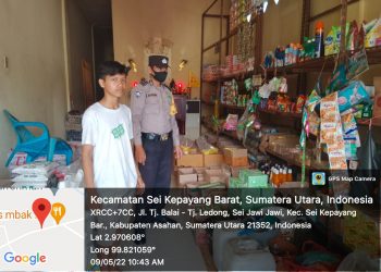 Polsek Sei Kepayang Monitoring ke Penjualan Minyak Goreng