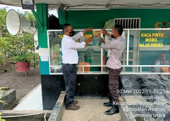 Kanit Reskrim Polsek Prapat Janji Kunjungi Kantor Security PTPN 3 Sei Silau Distrik III