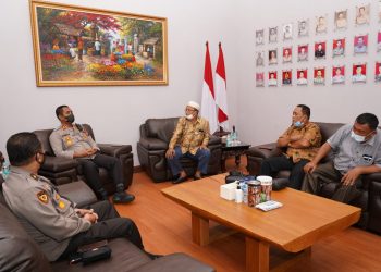 Kapolres Asahan Terima Kunjungan Audensi dari Para Purnawirawan Warakauri Polri Periode 2021-2026