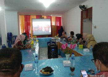 Camat Meranti Mengikuti Zoom Meeting Bersama TPK se indonesia